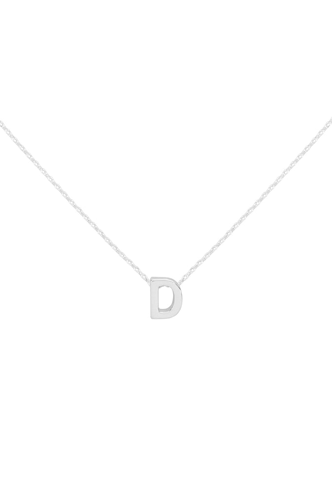 PN3642D - "D" INITIAL DAINTY CHARM NECKLACE