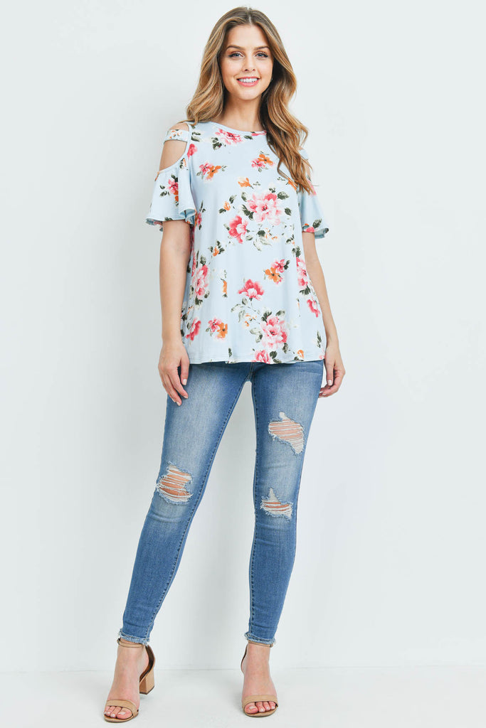 Print Off-Shoulder Top