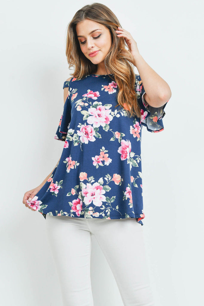 Print Off-Shoulder Top