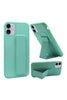 FOR iPHONE 12 MINI 5.4 FOLDABLE MAGNETIC KICKSTAND VEGAN CASE COVER