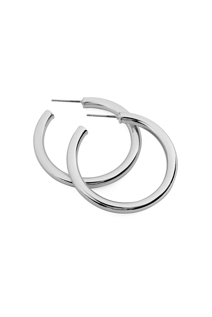 VE2418 - 1.5 INCH POST HOOP EARRINGS